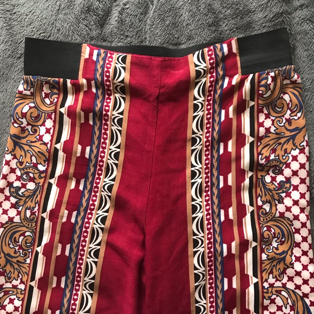 High-Waisted Wide-Leg Pants